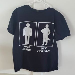 Men's cousin military tshirt